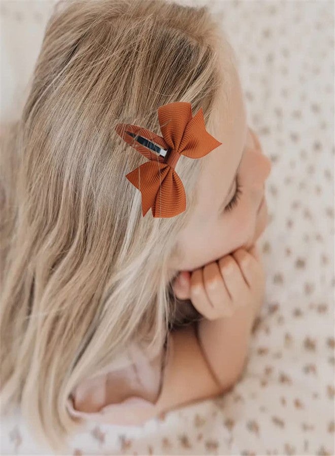 Baily 48 PCS Tiny Pinwheel Bow Hair Snap Clips for Baby Toddler Littlle Girls Fine Hair Pins in Fringe Bangs (Pinwheel Snap Clips 48 PCS - Image 5